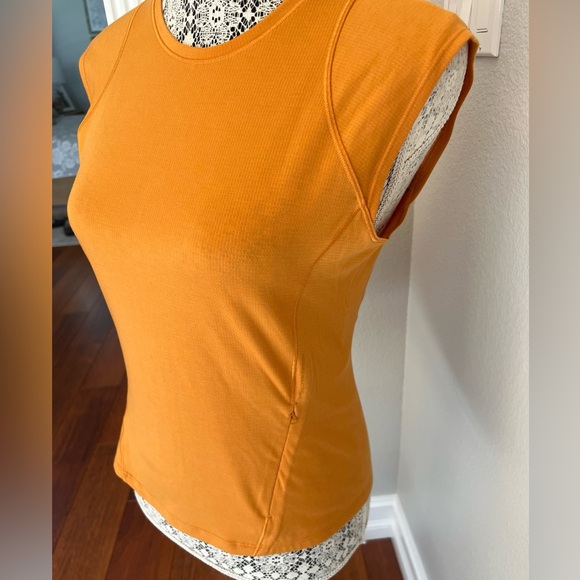 Lululemon Cap Sleeve Hiking Tank in Autumn Orange size 6 - Picture 7 of 10